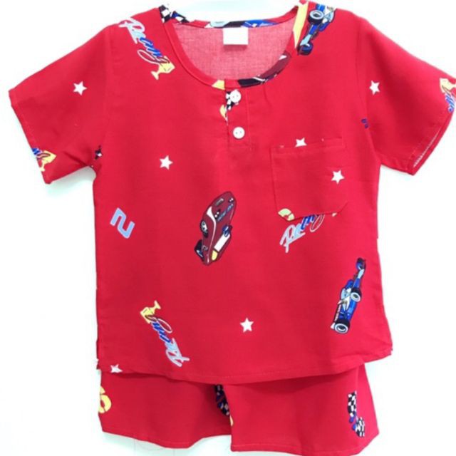 Màu ngẫu nhiên-bộ đồ bộ bé trai Tole Lanh CỘC TAY ,chất vải Tôn lanh 2 da mềm, mịn, mát mùa hè, hàng Việt Nam chất lượng