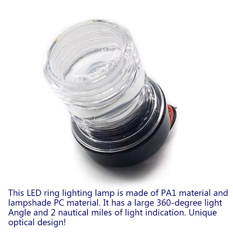 Bảng Đèn LED Cảnh Báo 12V 24V Ánh Sáng Trắng Dành Cho Tàu Thuyền