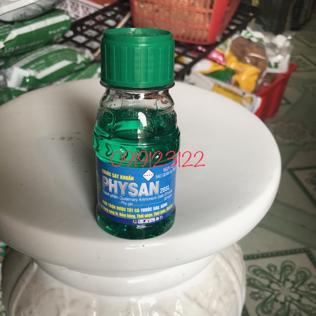 Dung dịch sát khuẩn trừ nấm bệnh cây trồng Physan 20 SL chai 100ml