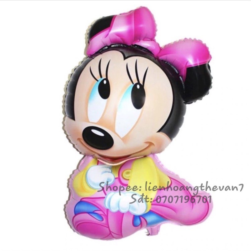 Bóng nhôm chuột Mickey và chuột Minnie baby (size lớn)