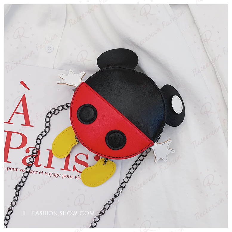 Cartoon Mickey Mouse Kids Shoulder Bags Girls Mini Bag Cute Minnie Crossbody Bag Girl Birthday Gift