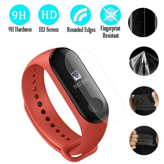 Bộ 5/10 phim TPU bảo vệ màn hình HD cho đồng hồ của Xiaomi Mi Band 3/2