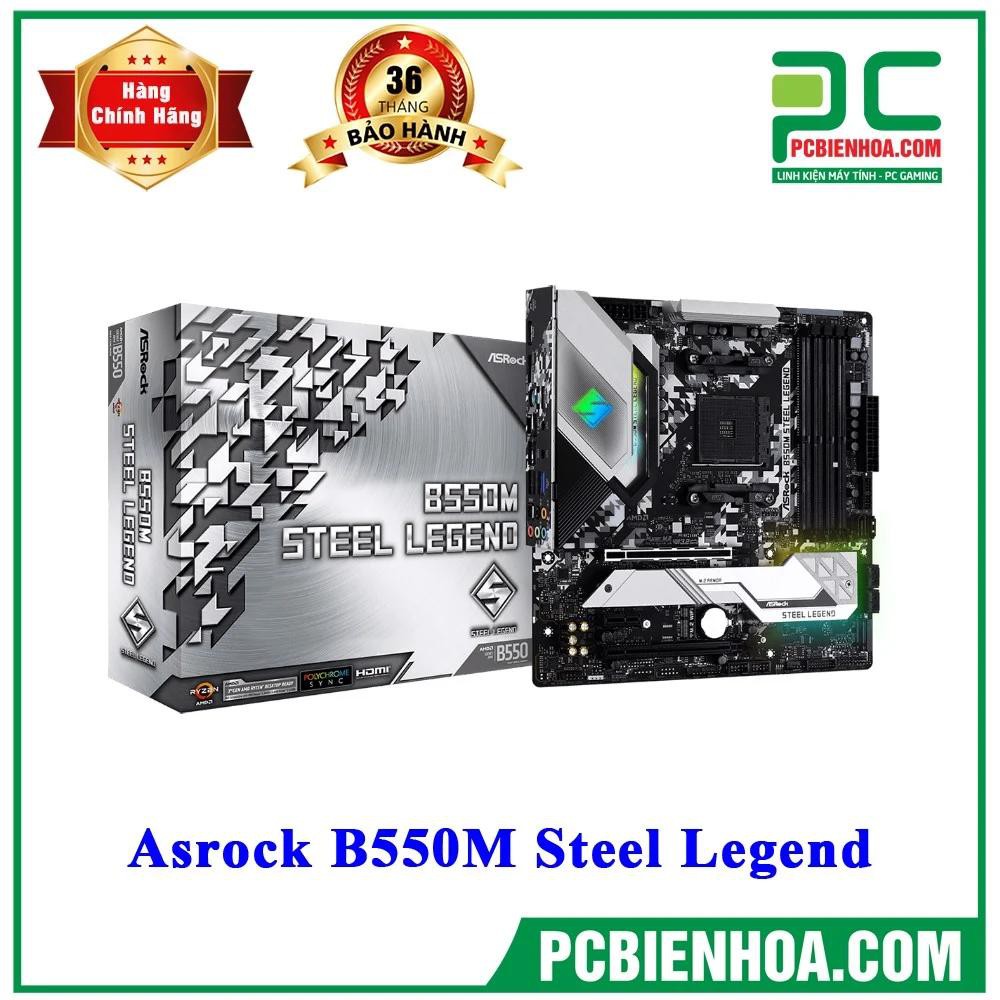 MAINBOARD BO MẠCH CHỦ ASROCK B550M STEEL LEGEND NEW CHÍNH HÃNG