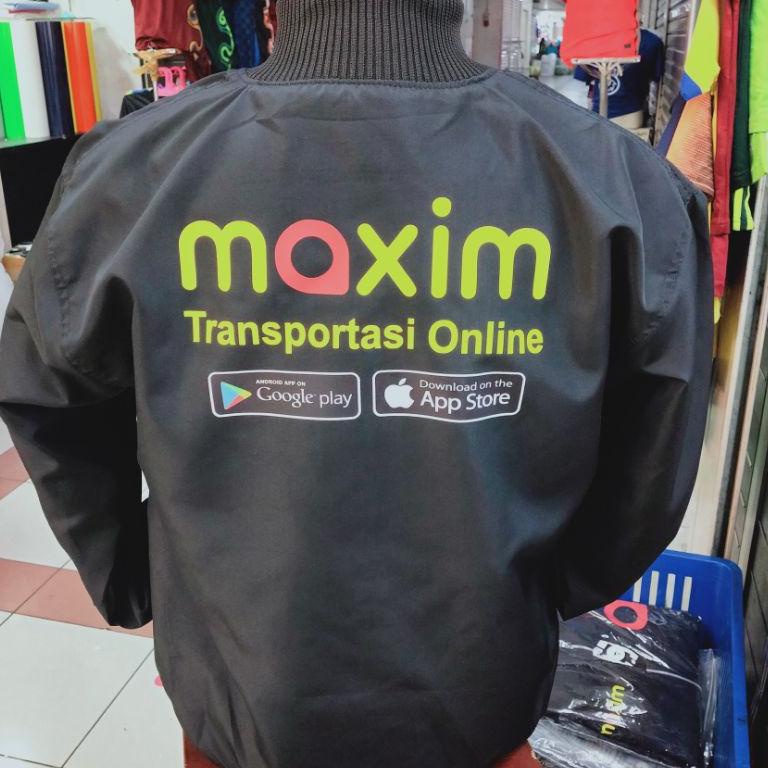 (L3T8) Áo Khoác BOMBER Maxim Màu Đen Và Vàng ojol / Vận Chuyển @ Tốc Độ @