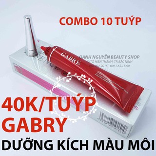 Dưỡng kích màu môi sau phun xăm cao cấp Gabry màu Đỏ cam
