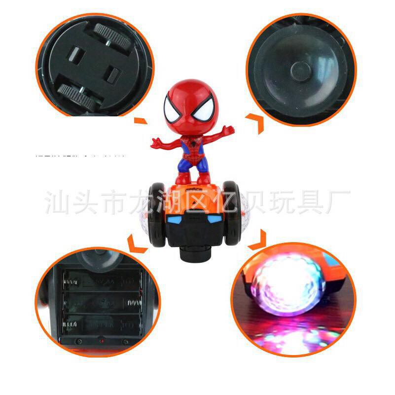 NGƯỜI NHỆN SPIDER MEN ĐI XE THĂNG BẰNG[ BÁN LẺ= BUÔN SỈ ]