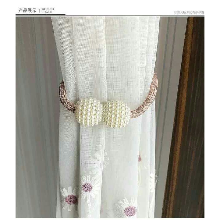 1 Dây Buộc Rèm Cửa Đính Ngọc Trai