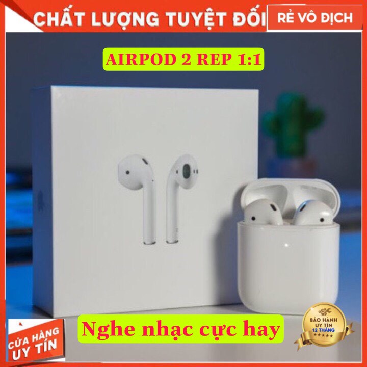 Tai Nghe Bluetooth Không Dây Nhét Tai Đổi Tên ,Định Vị Thế Hệ Thứ 2 , Nghe Nhạc Cực Hay Dùng Cho Androi và Ios, Pin Trâu