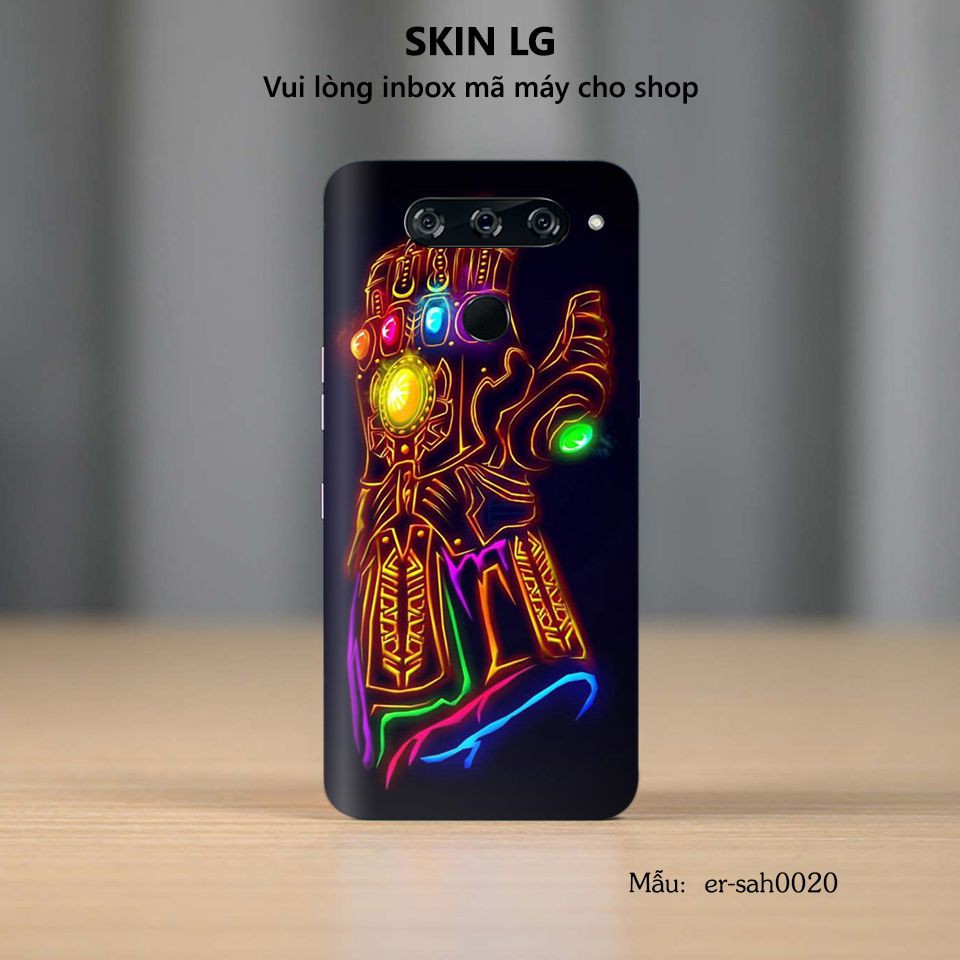Miếng dán skin cho các dòng điện thoại LG V30 - V40 - V50 - V60 in hình cực chất