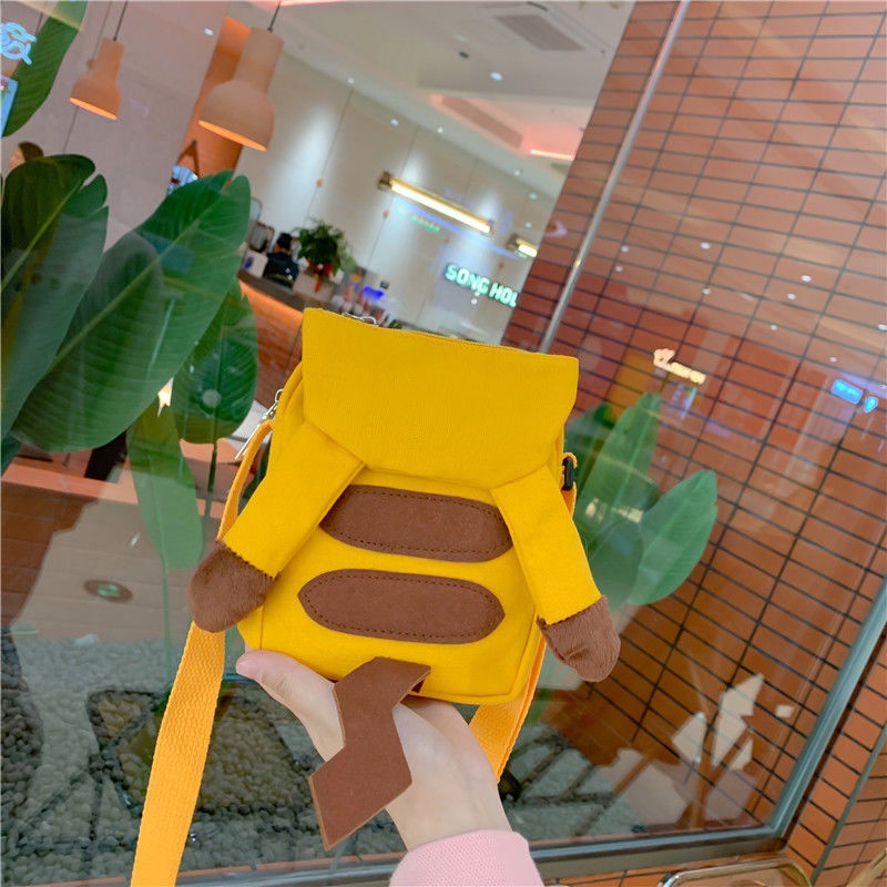 Túi Đeo Chéo Vai Hình Pikachu Dễ Thương 2022 Thời Trang Cho Nữ