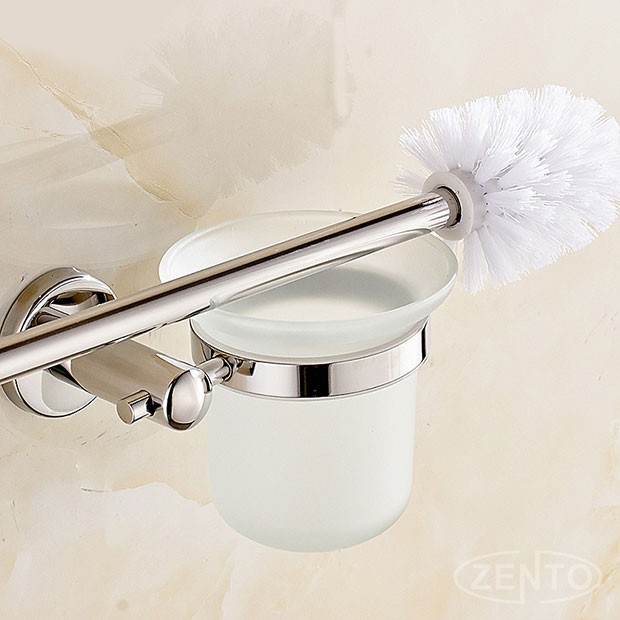 Bộ chổi cọ, kệ đỡ toilet inox Zento HA4644