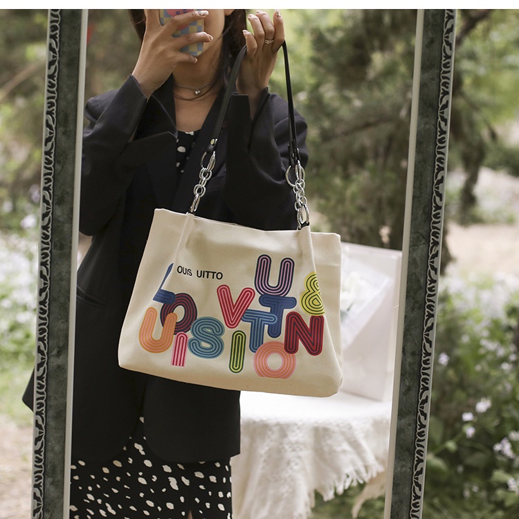 Túi Xách Nữ Vải Bạt Thời Trang Hàn Hàn Quốc Mùa Hè 2022
