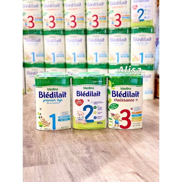 (SALE DATE 2023)Sữa bột BLEDILAIT Pháp số 1-2-3 400g/900g - ALISA