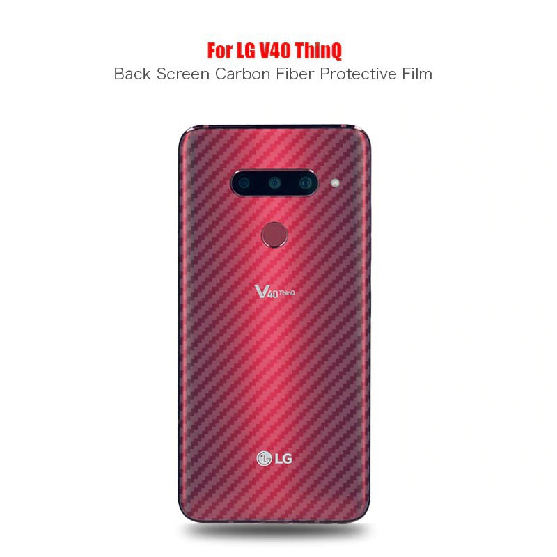 LG V40 / V50 / G8 Dán mặt lưng carbon (Sỉ lẻ)