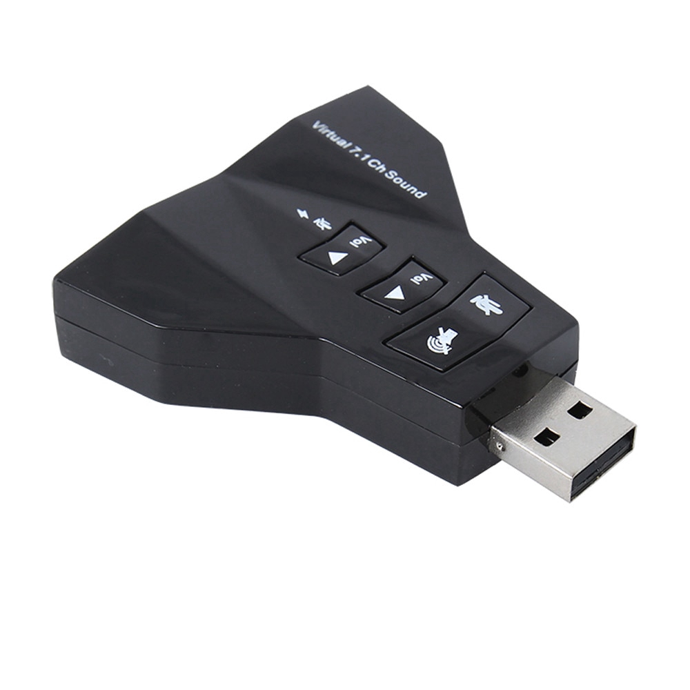 Card âm thanh 7.1ch kênh gắn ngoài kết nối USB 2.0