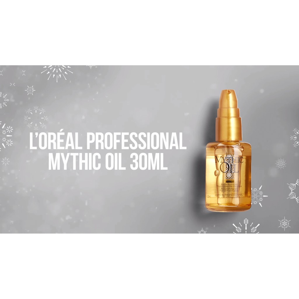 Tinh dầu dưỡng tóc siêu mềm mượt L'Oréal Professionnel Mythic Oil 30ml