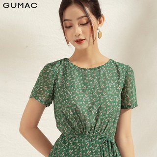 Đầm nhún eo tà đắp DA1178 GUMAC