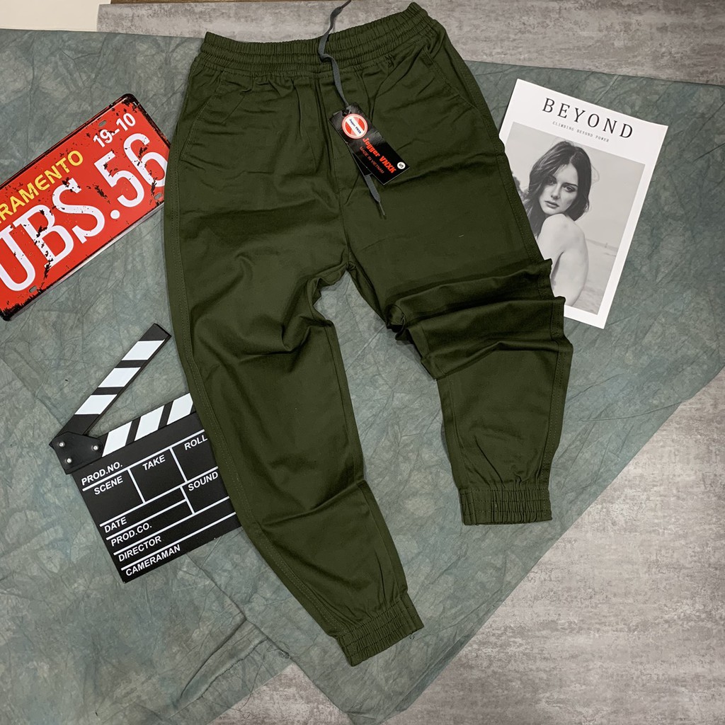 Quần jogger kaki nữ năng động cá tính | BigBuy360 - bigbuy360.vn