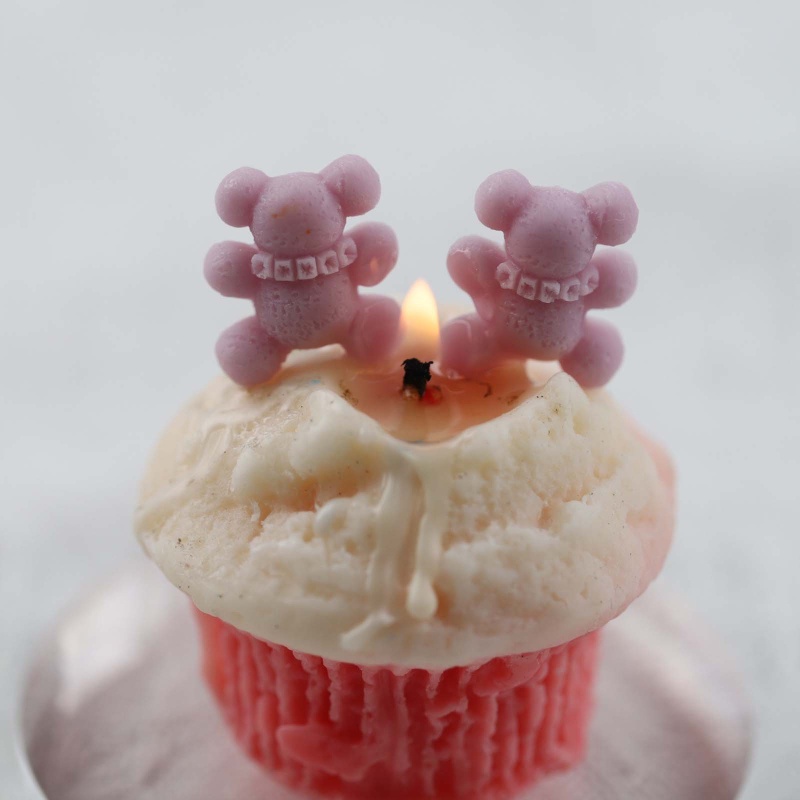 Sa Khuôn Silicon Làm Xà Phòng / Sô Cô La Hình Gấu 3D Đáng Yêu