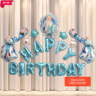 Set Bóng Sinh Nhật Elsa , Sinh Nhật Bé Gái