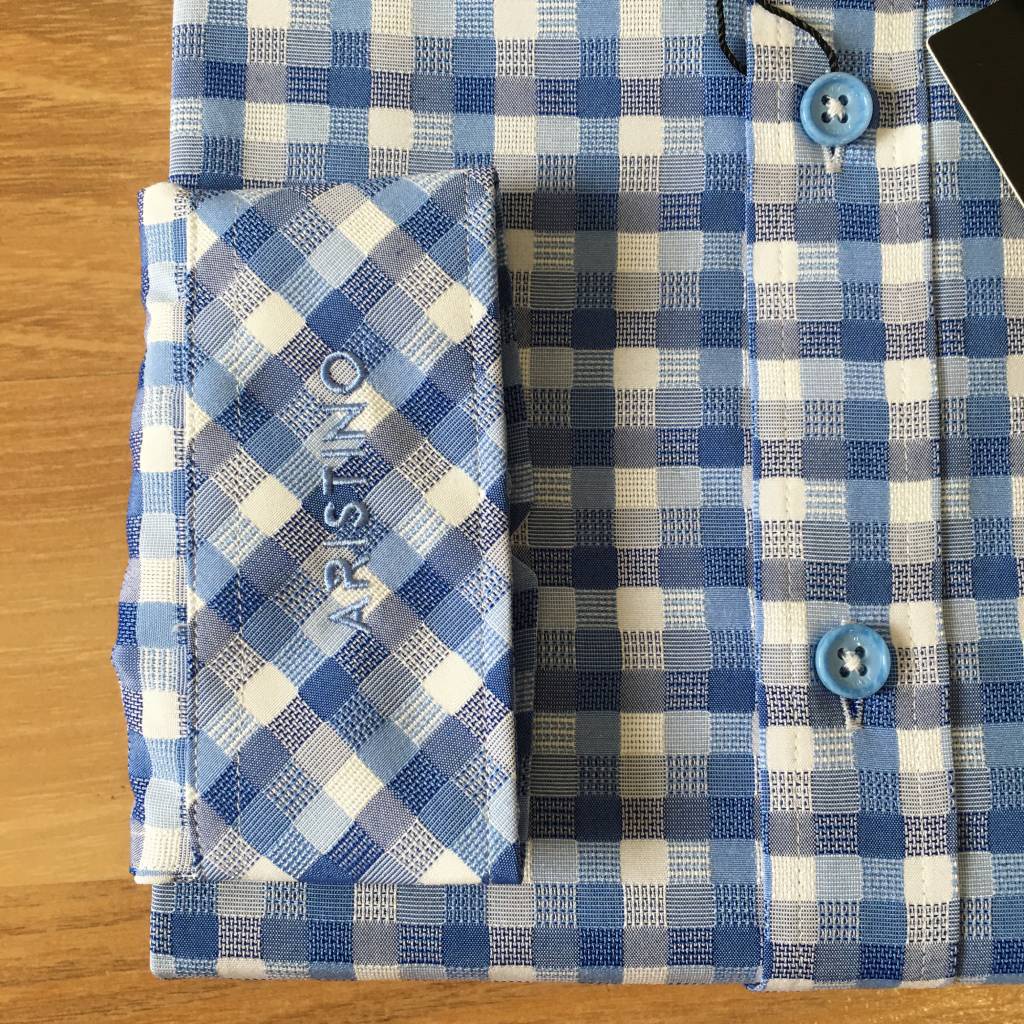 Áo Sơ Mi  Nam Aristino ALS60107 Regular Từ Sợi Sồi Kháng Khuẩn 38/41/42