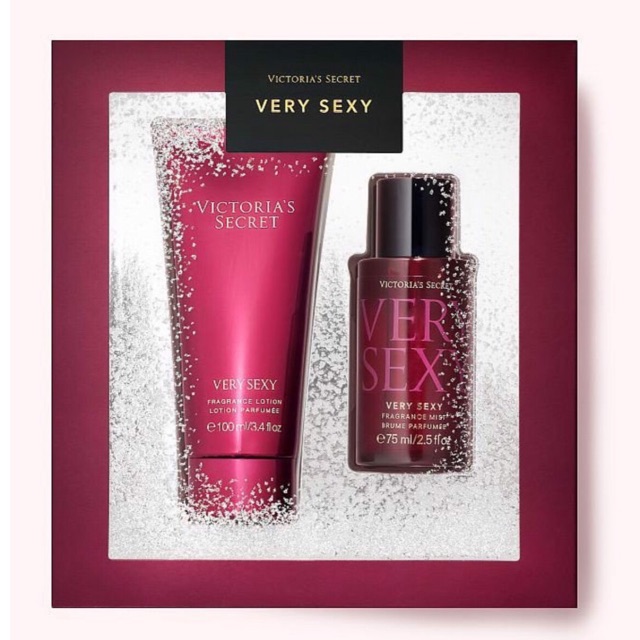 Bộ Sản Phẩm Victoria’s Secret Very Sexy Mist & Lotion Gift Set (Mẫu Mới)