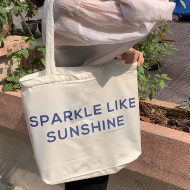 TÚI VẢI SPARKLE LIKE SUNSHINE LANN