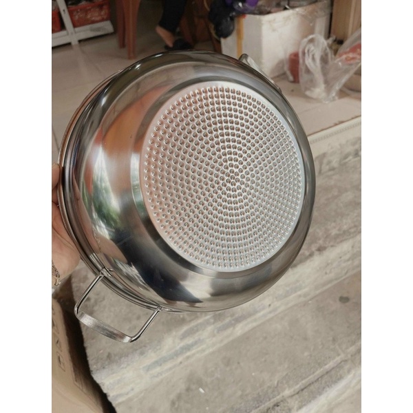 Nồi lẩu inox 304 đáy từ dùng cho mọi loại bếp size 30cm