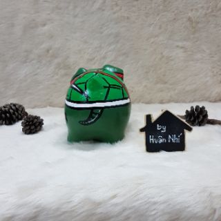 Heo đất handmade - Ninja rùa