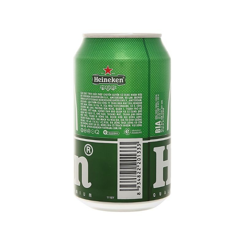 1 lon bia Heineken 330ml