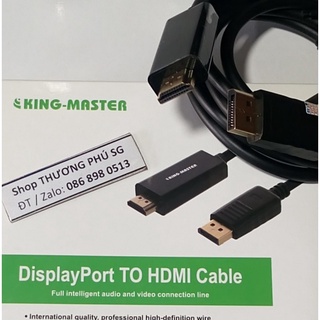 Cáp DisplayPort ra HDMI dài 1.8M (DP to HDMI Cable)