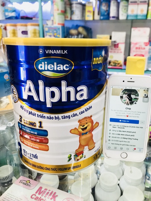 Sữa bột Dielac Alpha Step 3 - Hộp thiếc 1,5kg