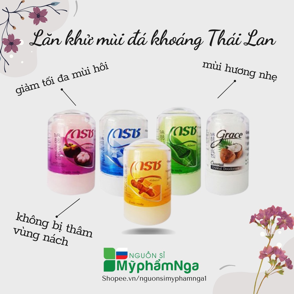 Lăn khử mùi đá khoáng Thái Lan