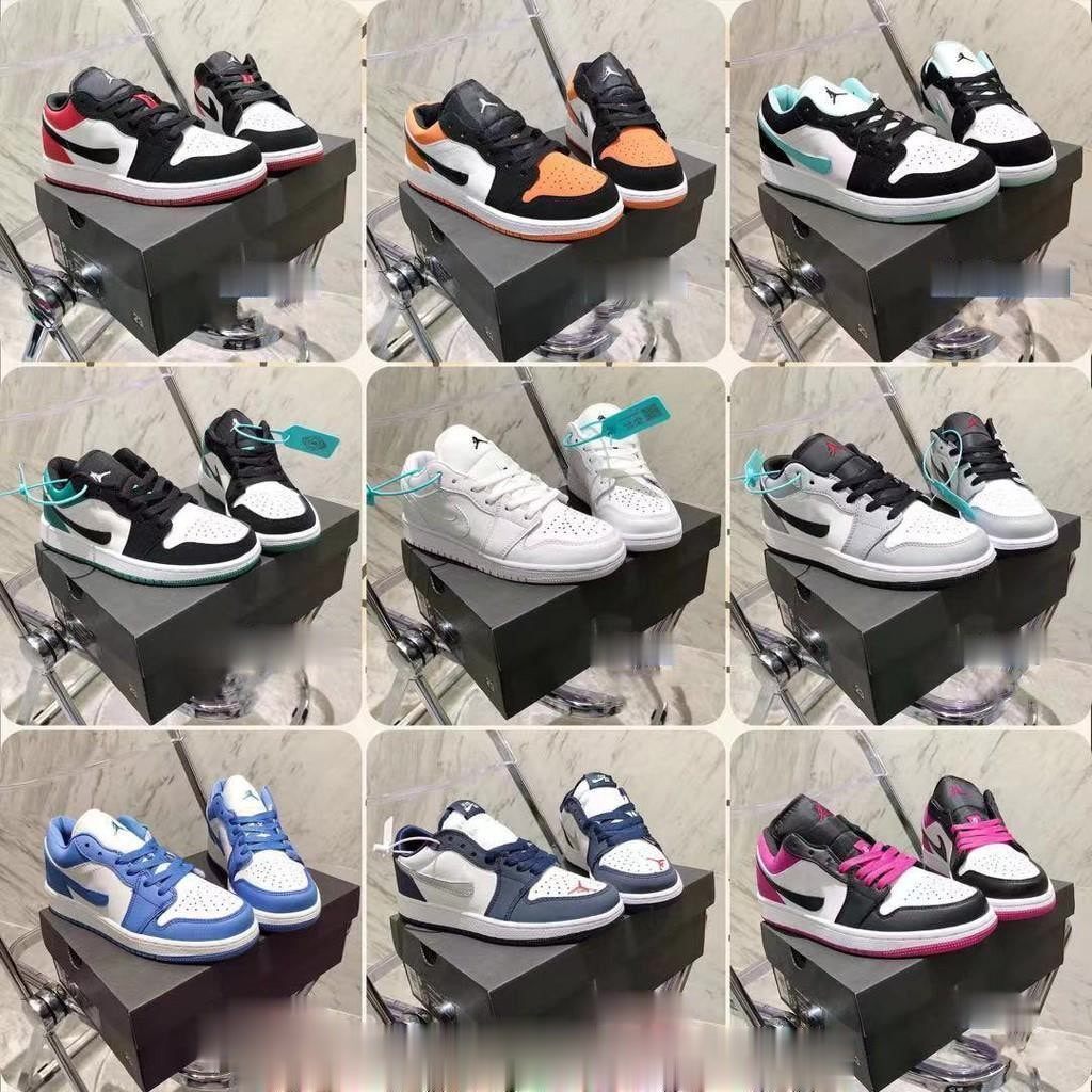 Giày Thể Thao ️❤️ ️FREESHIP ️❤️ ️giày Sneaker Jor-dan CỔ THẤP ĐỦ Màu Cho Nam Nữ CHUẨN DA NHĂN