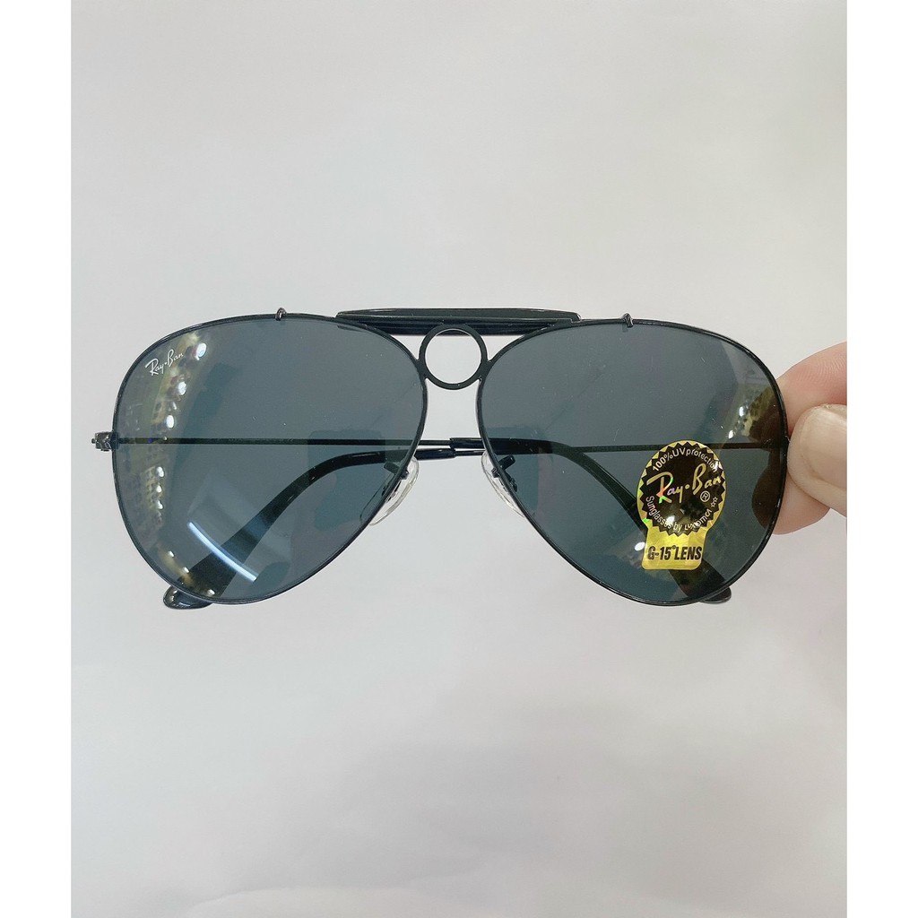 Kính mát 3 cầu Rayban - Kính râm nam cao cấp, tròng thủy tinh cường lực, gọng hợp kim chống gỉ (nhập khẩu Ý)