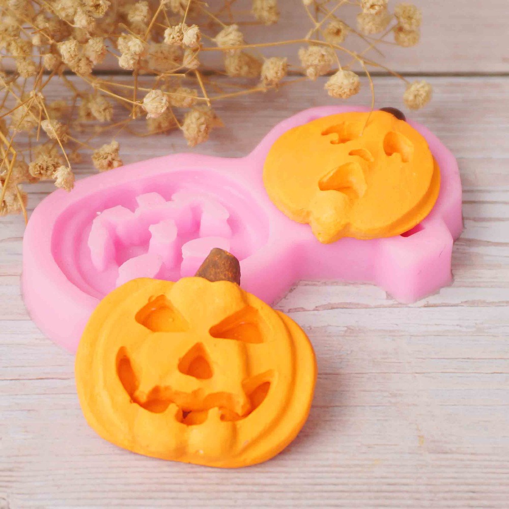 Khuôn Silicone Làm Bánh Hình Trái Bí Ngô Halloween