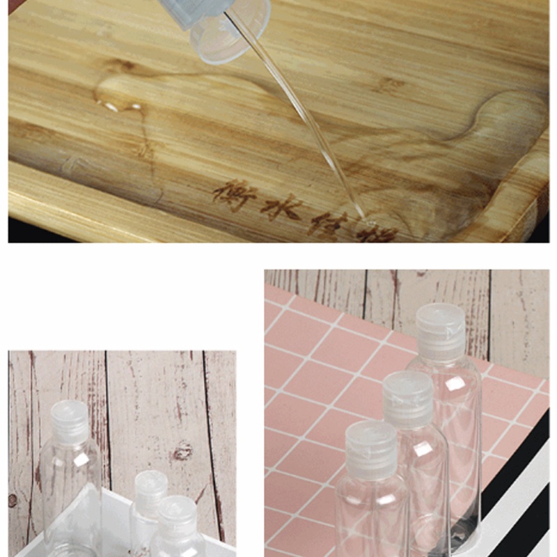 Chai Nhựa Đựng Dầu Gội / Kem Dưỡng Chống Rò Rỉ Tiện Dụng Mang Theo Du Lịch 50 80 120 2