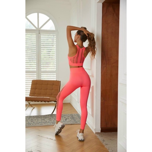 Set dài dệt nữ đan lưng gym, thể thao,yoga