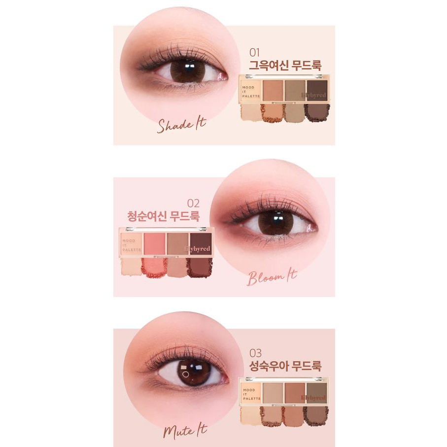 Bảng Phấn Mắt 4 Màu Siêu Xinh Lilybyred Mood It Palette 5.8g