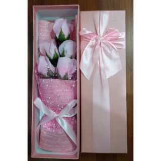 Hộp hoa hồng sáp thơm 5 bông