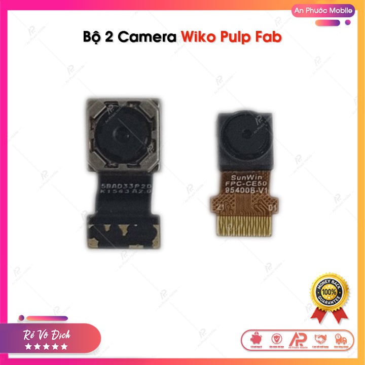 Camera Trước & Sau Của Wiko Pulp Fab - Bộ cam trước và cam sau zin bóc máy thay thế của Wiko Pulp Fab