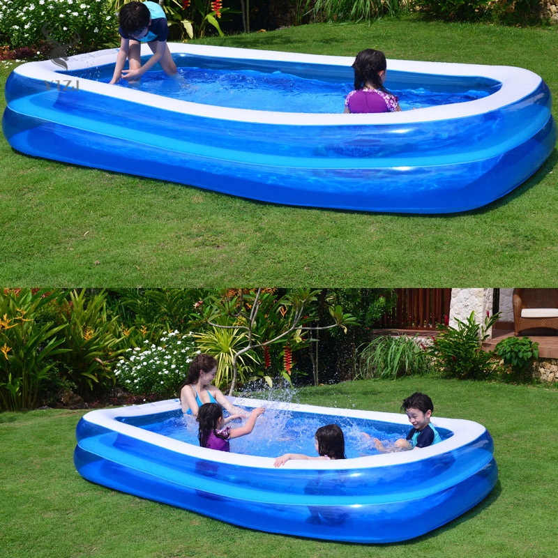 COD&amp; Baby Kid Inflatable Swimming Pool Paddling Pool Large Size Thickened Square Swimming Pool &amp;VN