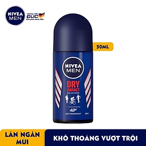 Lăn khử mùi Nivea Men khô thoáng lọ 50ml