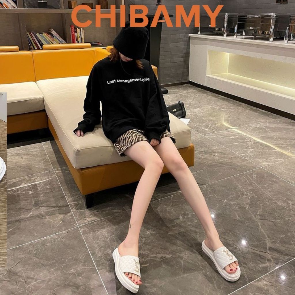 Dép quai ngang nữ YS siêu nhẹ cao 3cm