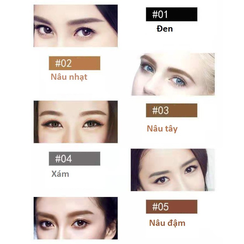Chì Kẻ Mày 2 Đầu Eyebrow Pencil hàng nội địa Trung giá tốt | BigBuy360 - bigbuy360.vn