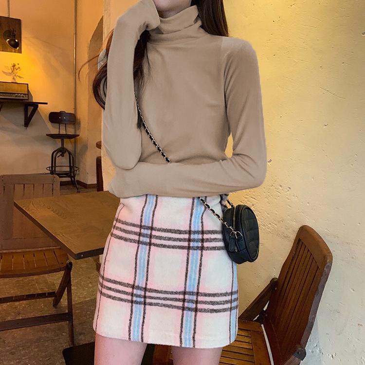 NRVP Áo thun tay dài cổ tròn phong cách Hàn Quốc 2021 cho nữ