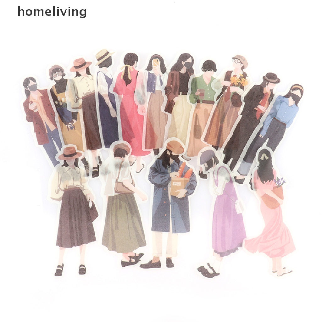 Bộ 40 Sticker Hoạt Hình Xinh Xắn Dùng Trong Trang Trí