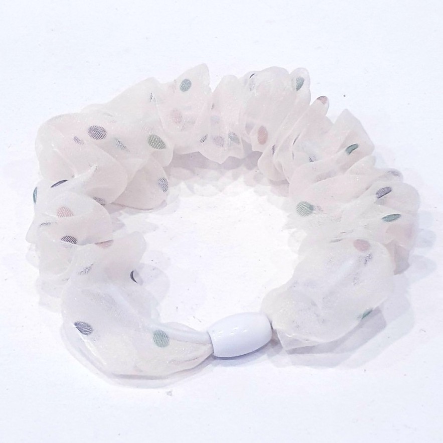 Scrunchies Buộc Tóc Họa Tiết Chấm Bi | XCOT290