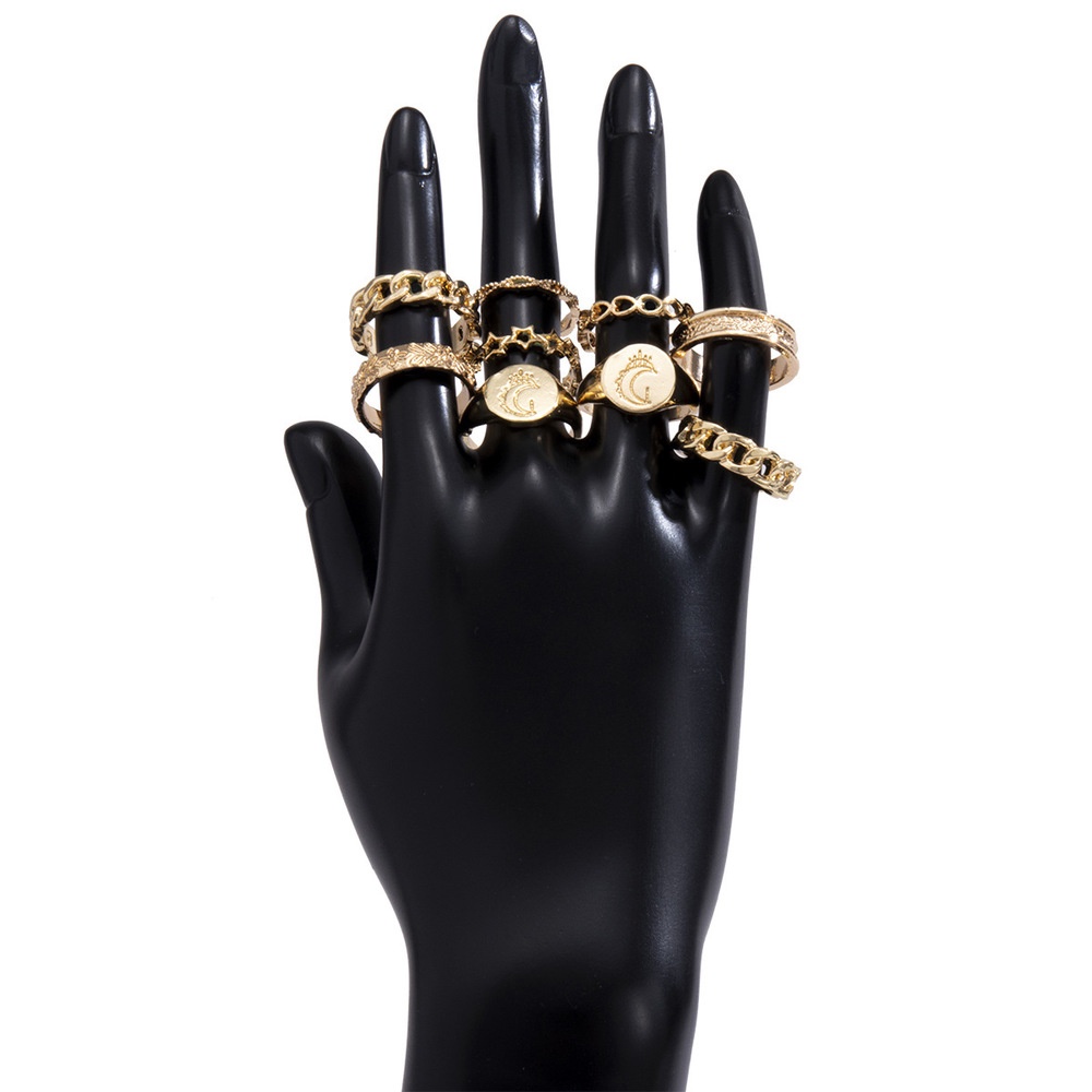 Set 9 Nhẫn Đeo Khớp Ngón Tay Phong Cách Boho Cho Nữ
