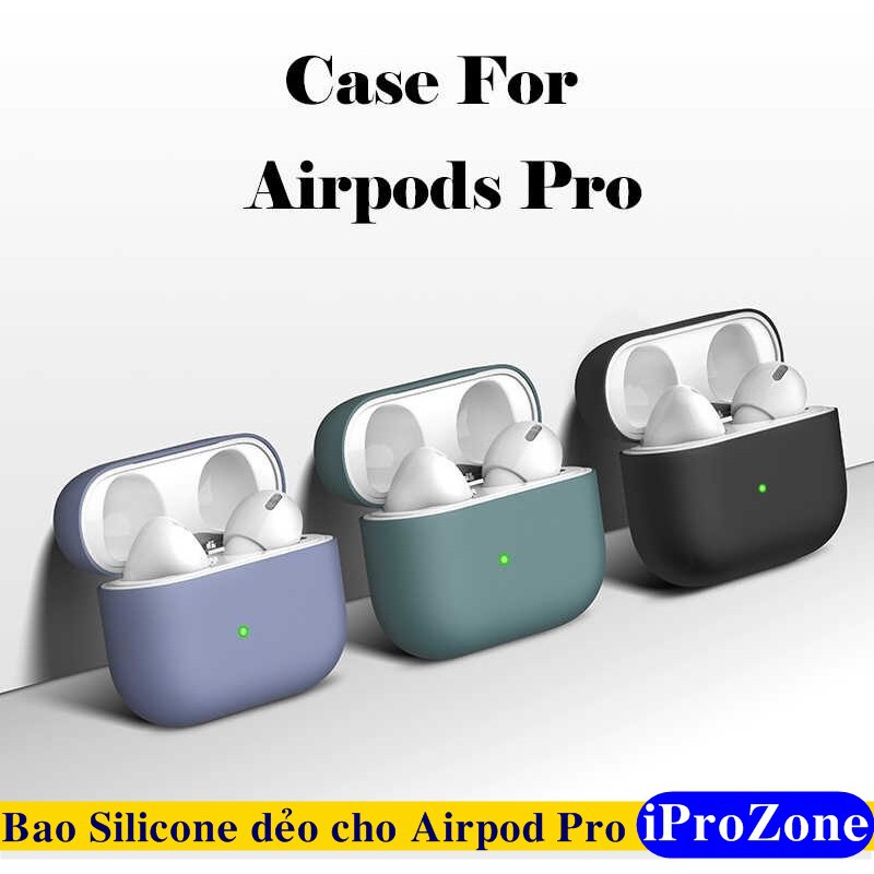 ( Ốp )Bao silicone cho Airpod Pro siêu mỏng , mềm , chống bẩn , chống va đập